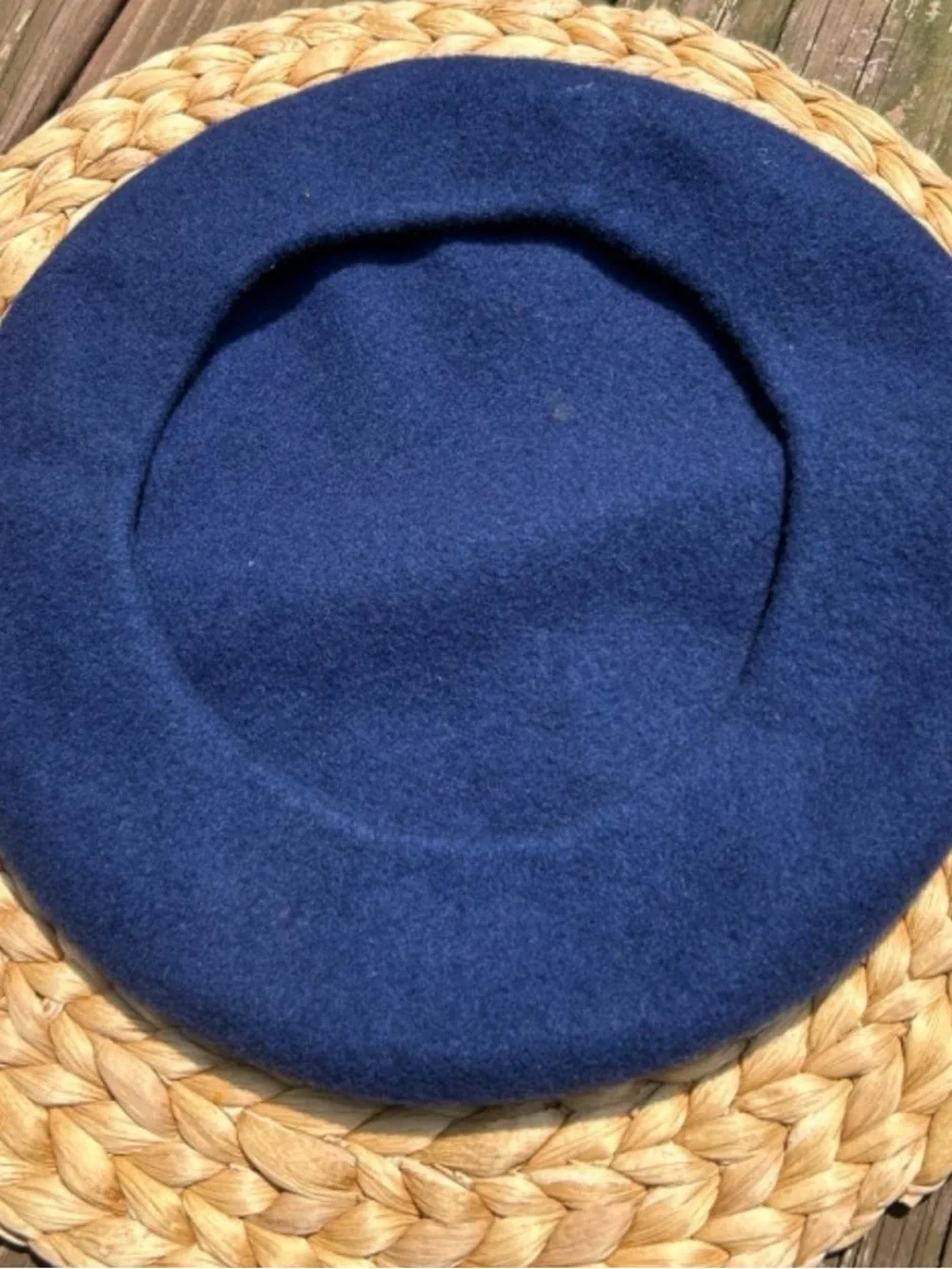 J. Crew Navy Wool Beret